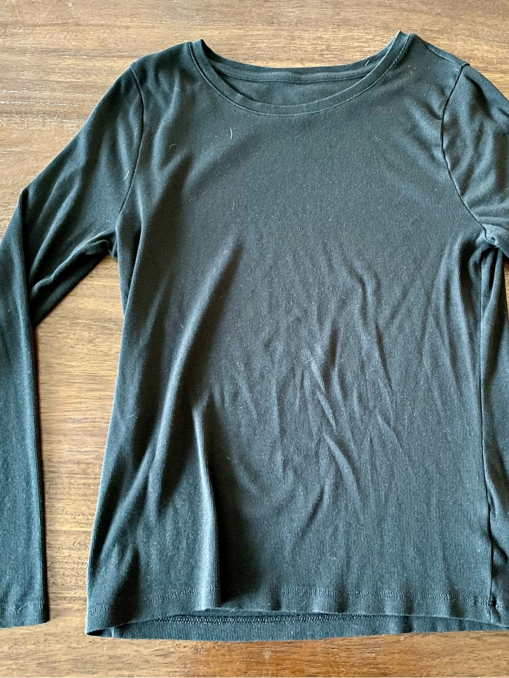 A New Day Black Long Sleeve Crewneck Tee – Size Large